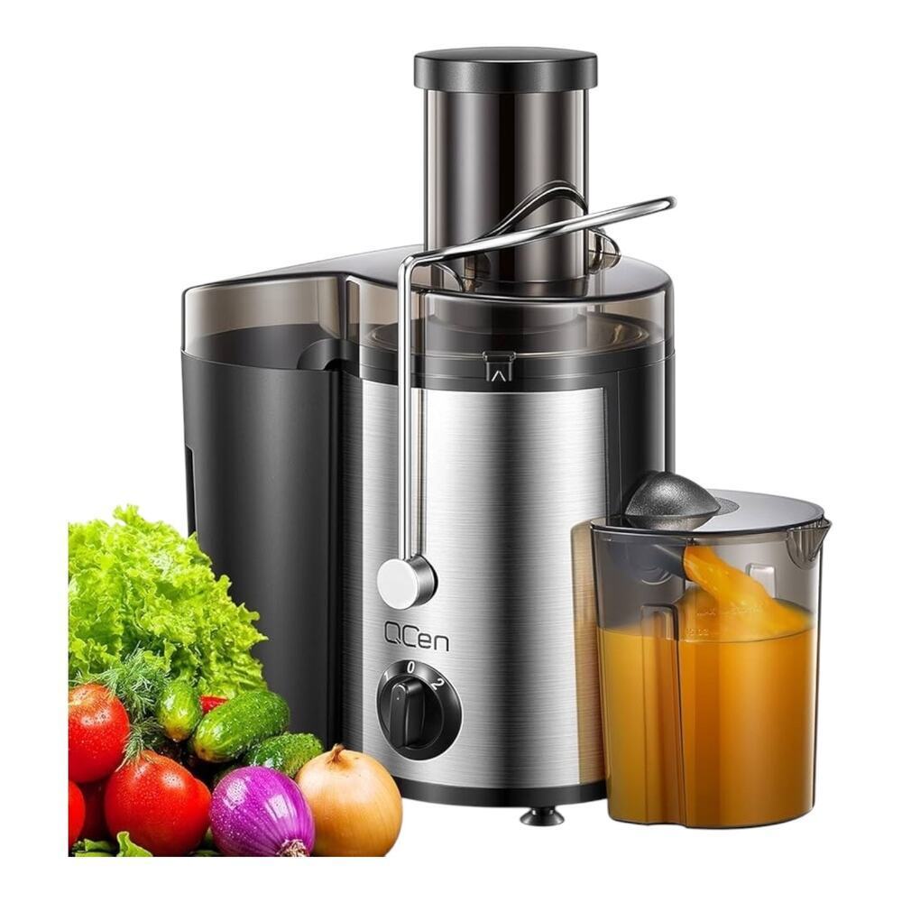 Qcen 500W Juicer Machine Black and Electric‎ Citrus Juicer Squeezer Bund